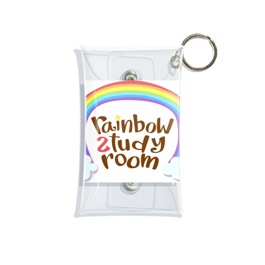 amakanaのrainbow study room ミニクリアマルチケース