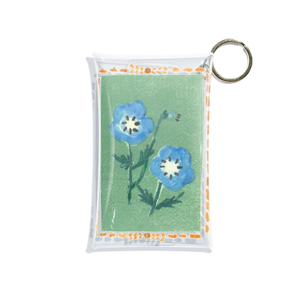 Alissa KamaeのNemophila Square Mini Clear Multipurpose Case