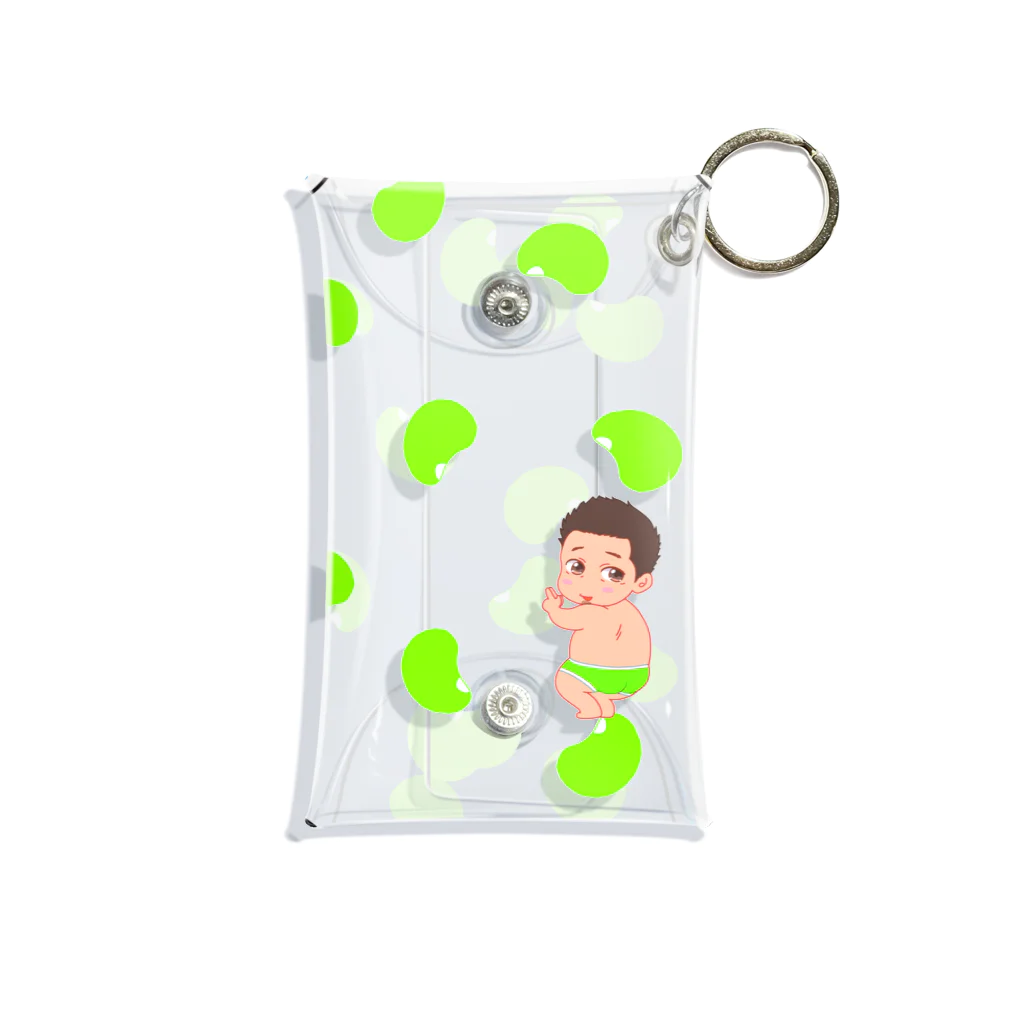 schwinnのそら豆お父さんミニクリアケース Mini Clear Multipurpose Case