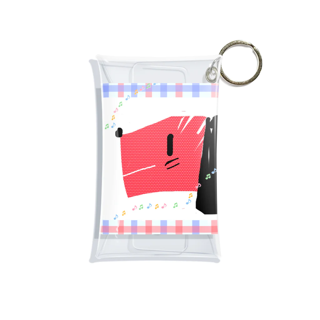 工房玉手箱のホット・ドットドッグ(ワン) Mini Clear Multipurpose Case