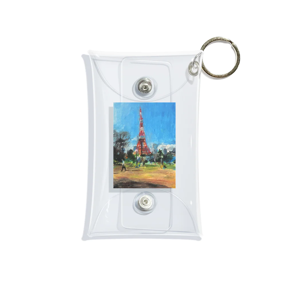 art art artのin Tokyotower Mini Clear Multipurpose Case