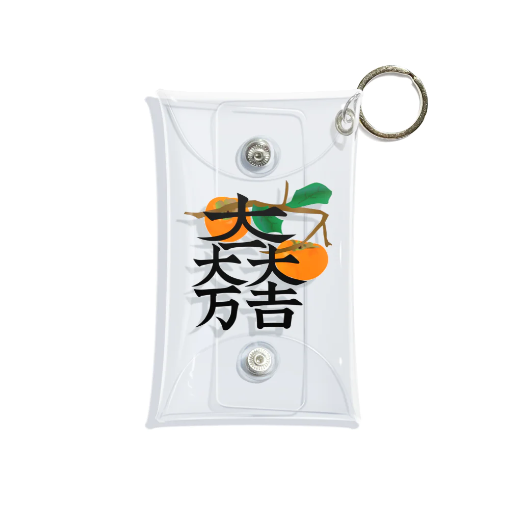 戦国神社 -戦国グッズ専門店-の石田三成（大一大万大吉×柿） Mini Clear Multipurpose Case