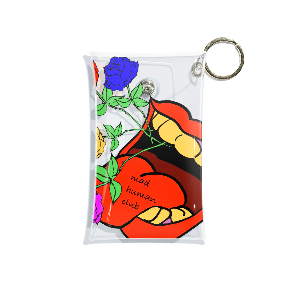 m.h.cのlip flower  Mini Clear Multipurpose Case