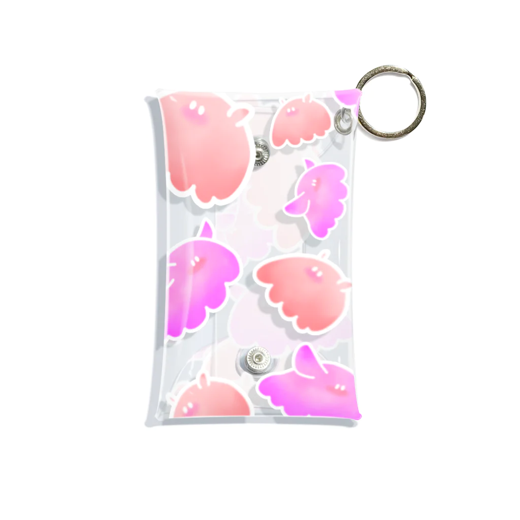 もちるちゃんちのめんだこちゃんとだんぼちゃん Mini Clear Multipurpose Case