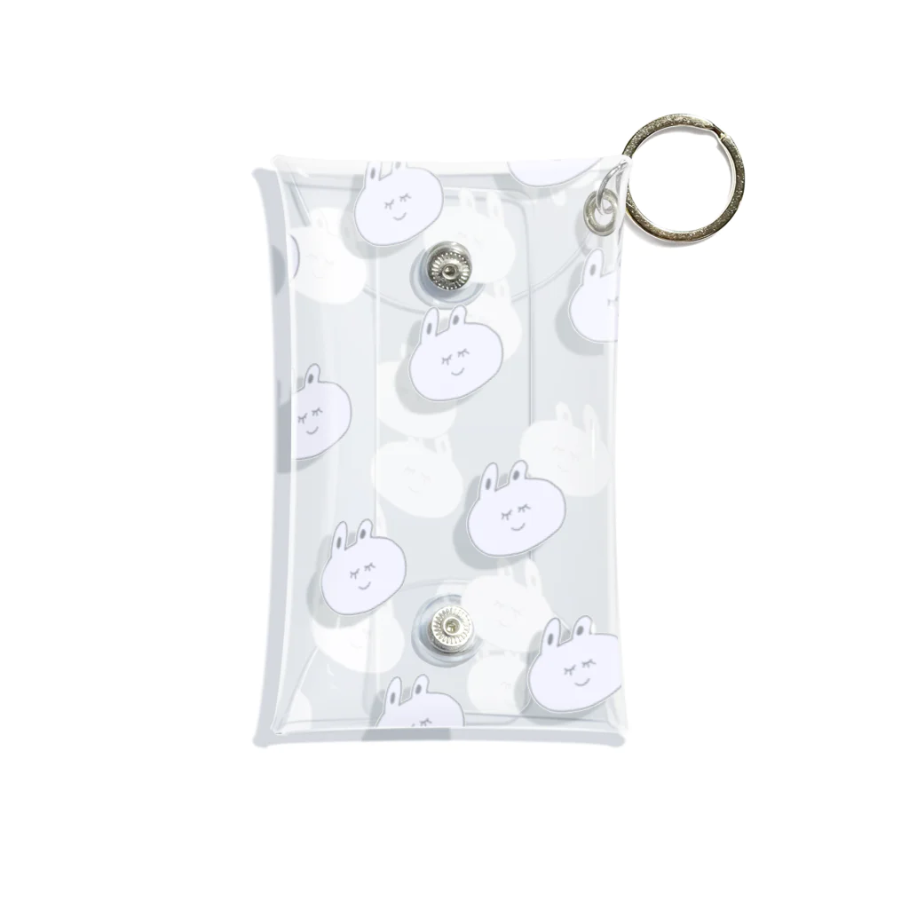 prinbiscuitのねむうさ Mini Clear Multipurpose Case