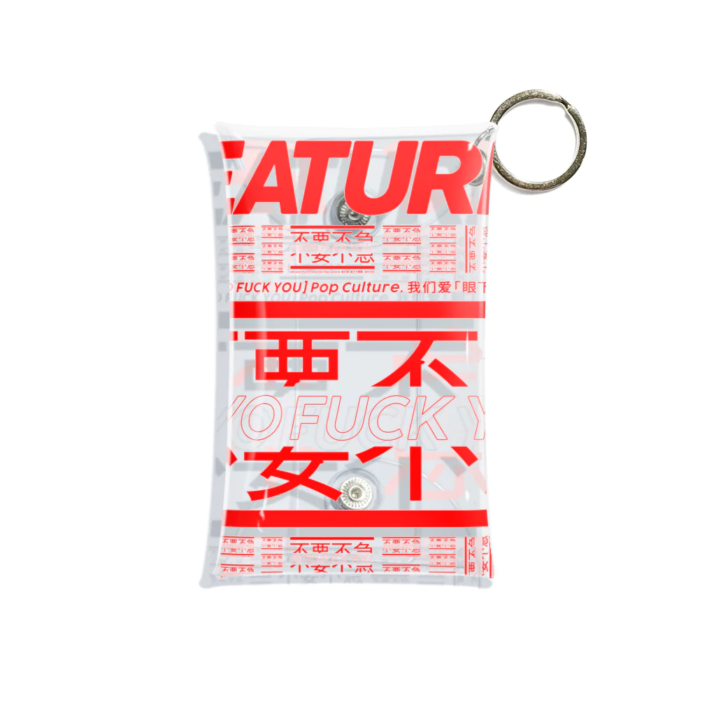 FEATURES STOREのFUYO FUCK YOU_CASE Mini Clear Multipurpose Case