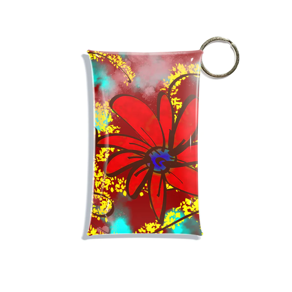 Power of Smile -笑顔の力-のflower Mini Clear Multipurpose Case