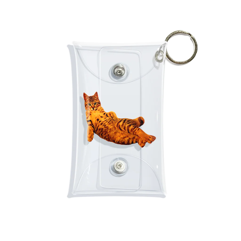 Elegant CatのElegant Cat ① Mini Clear Multipurpose Case