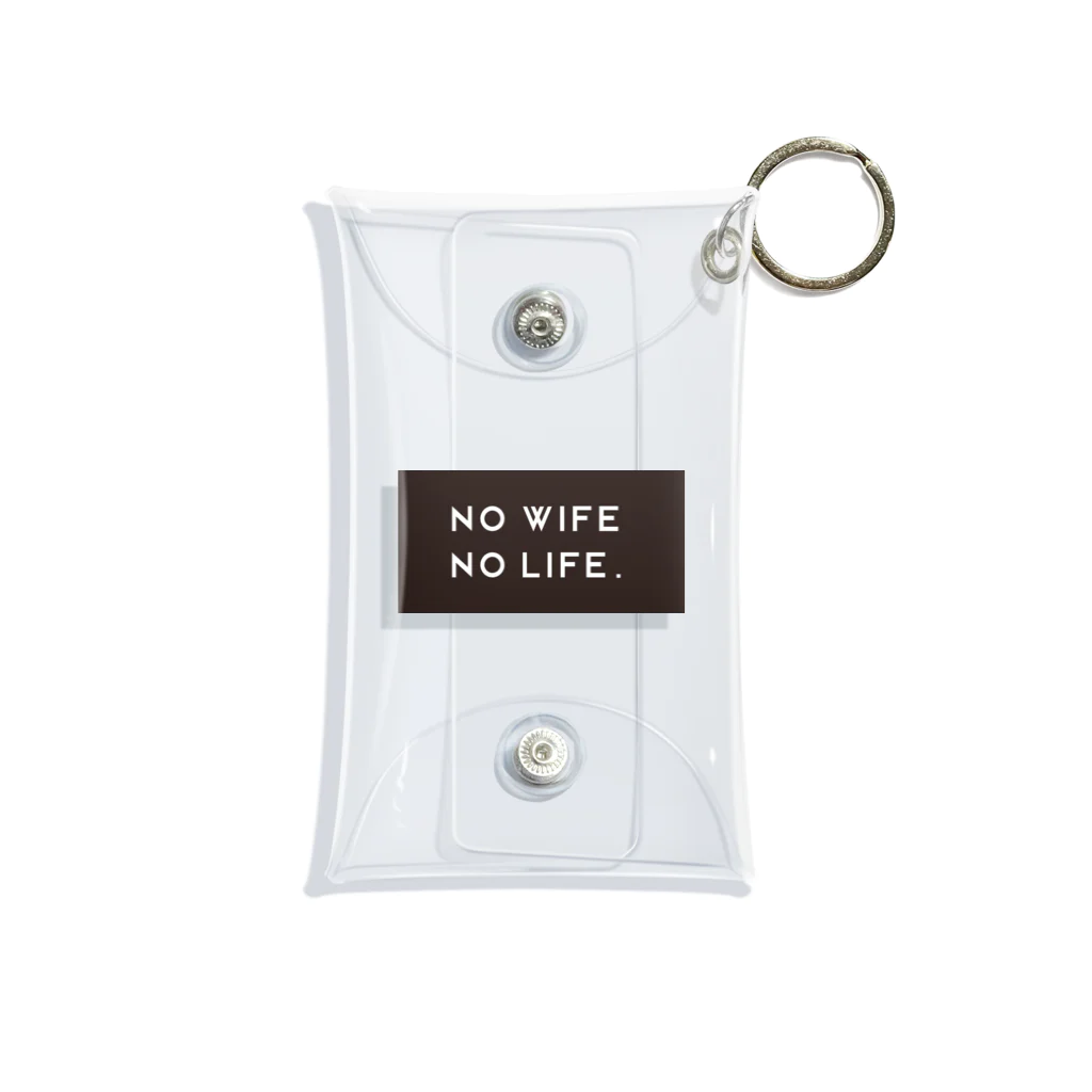 NO LIFE STOREのNO WIFE NO LIFE. Mini Clear Multipurpose Case