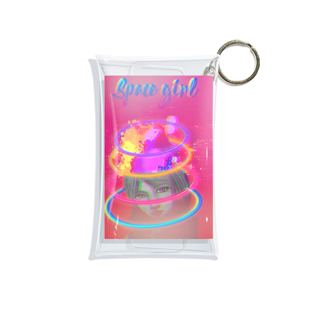 TK-47のSpace girl  Mini Clear Multipurpose Case