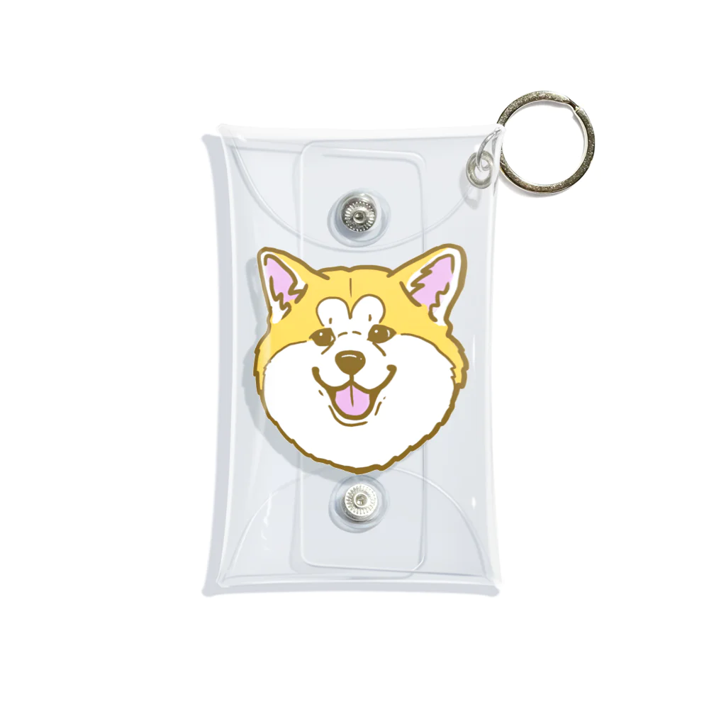 春風工房の秋田犬ハッピースマイル赤毛 Mini Clear Multipurpose Case