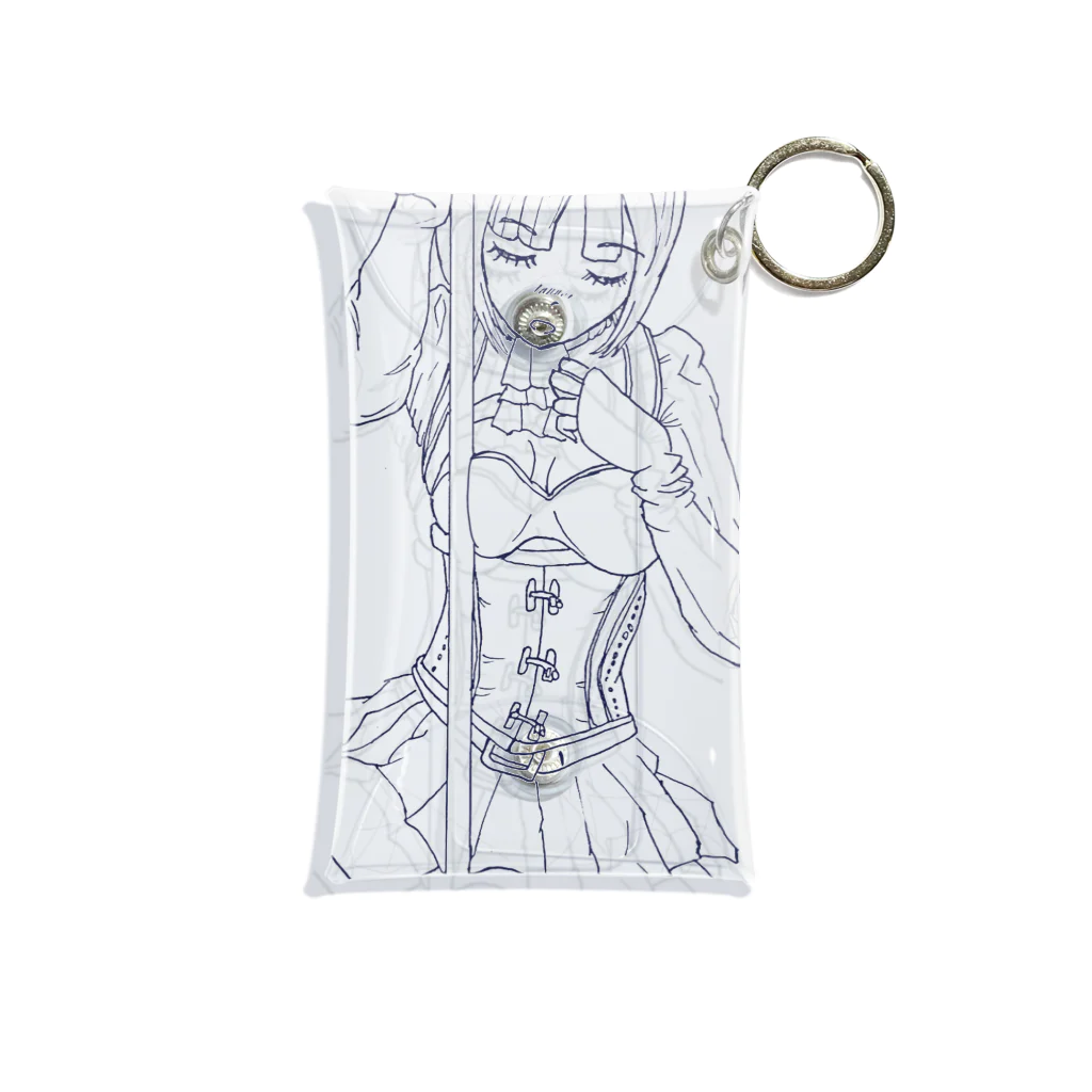 可愛い女の子職人vent4444のポール Mini Clear Multipurpose Case