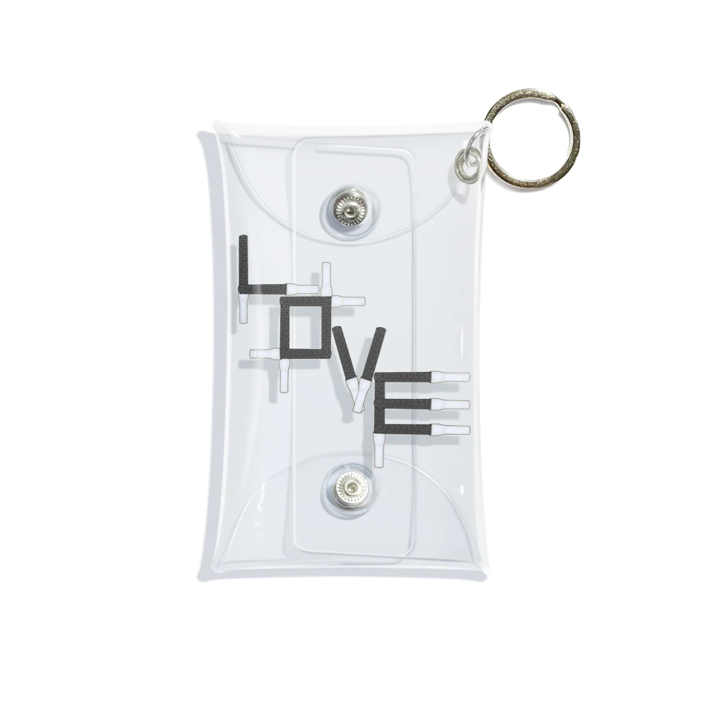 みかんの実のアクスタケース ペンライトLOVE black Mini Clear Multipurpose Case