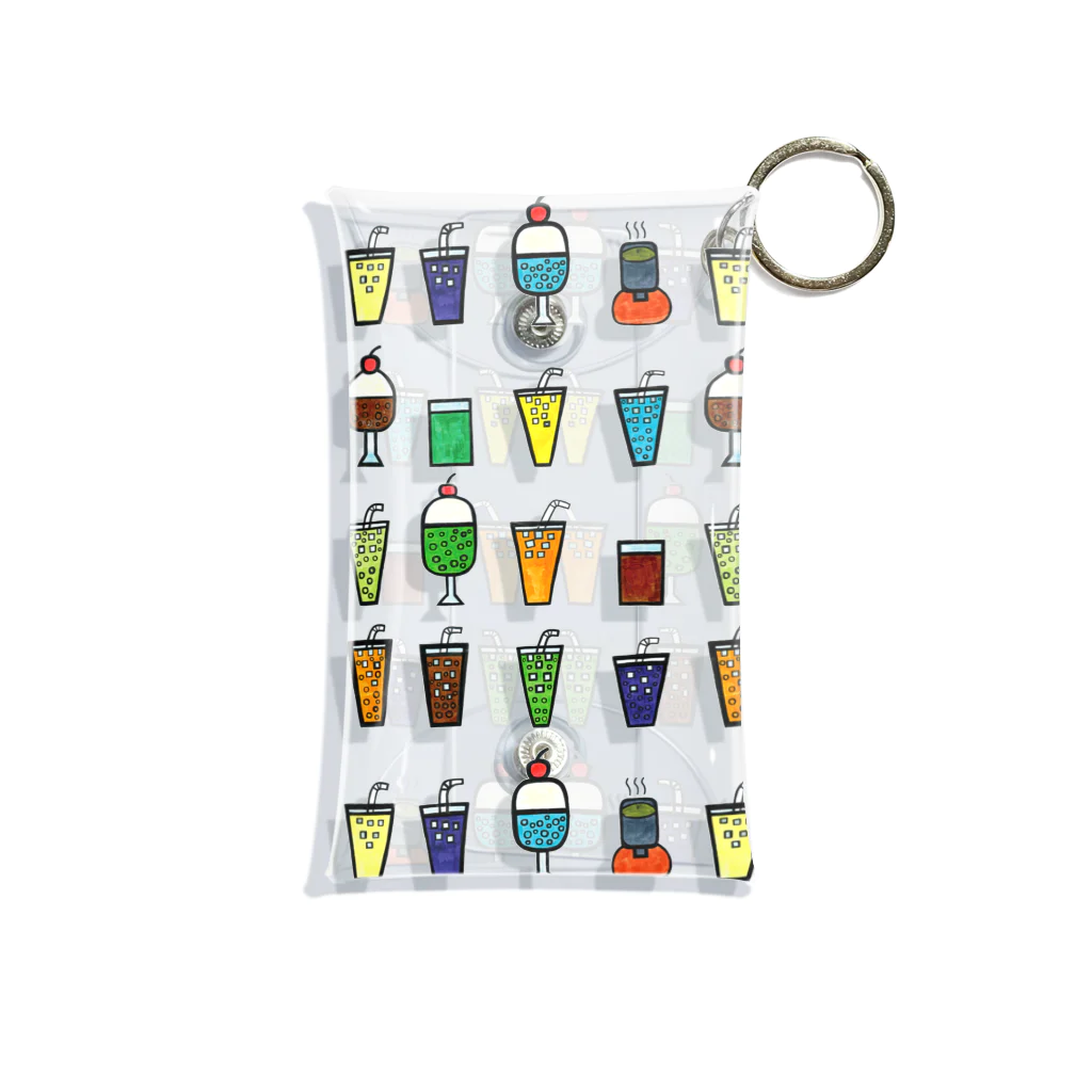 Ai MARKET in SUZURIの清水敬太　「カフェに入ったら」 Mini Clear Multipurpose Case