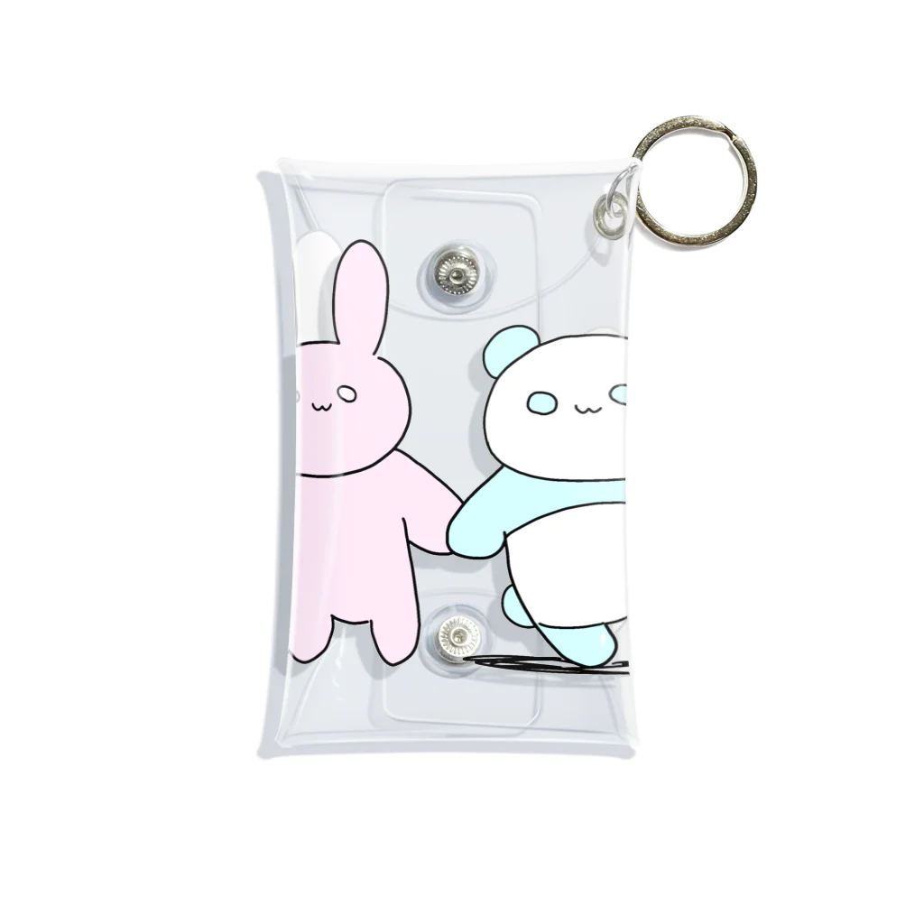 MOMOPANDA.百熊猫。のうさパンTM Mini Clear Multipurpose Case