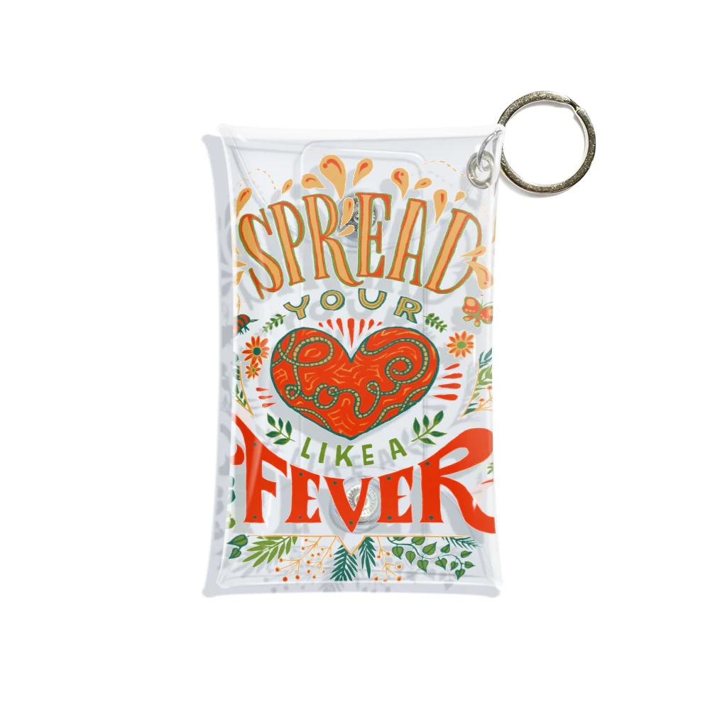 IZANAMI by Akane YabushitaのSpread Your Love Like a Fever Mini Clear Multipurpose Case