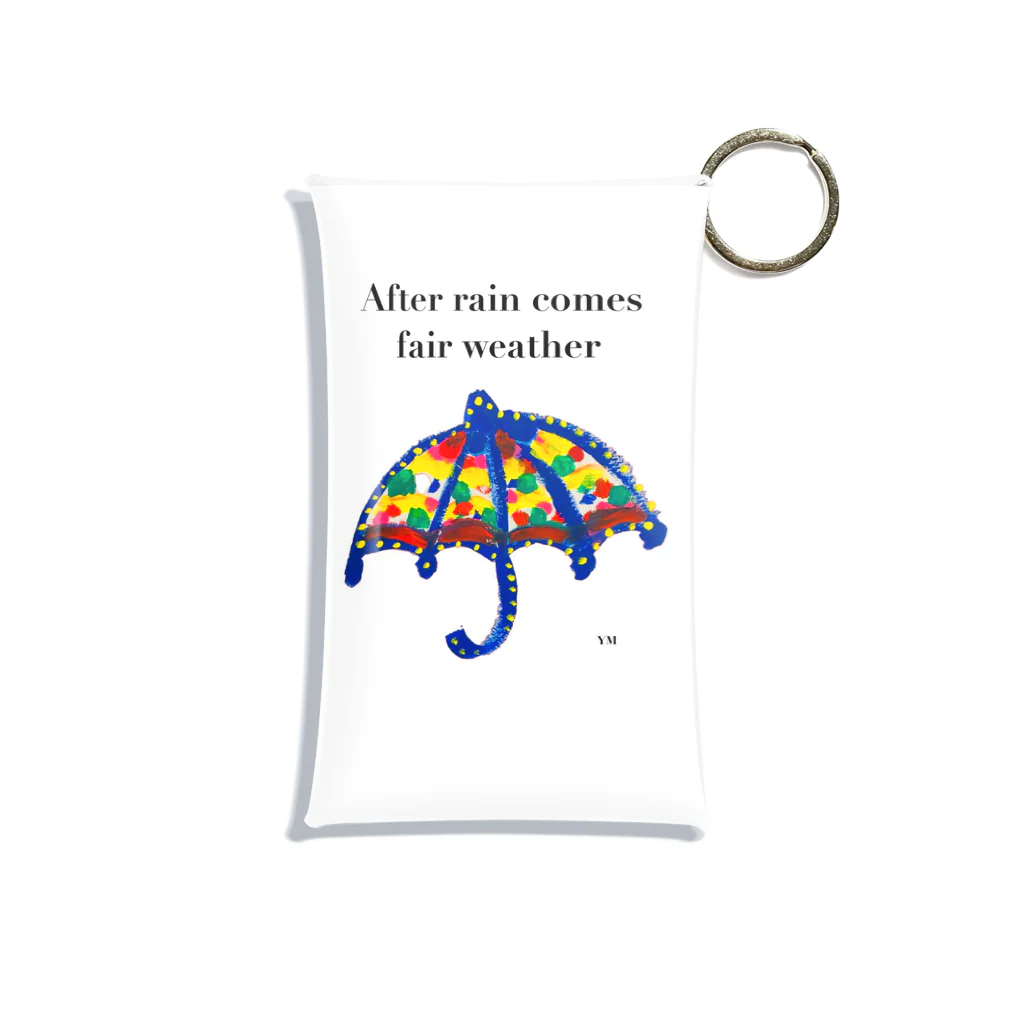 Hug Me project Kagawaのumbrella  Mini Clear Multipurpose Case