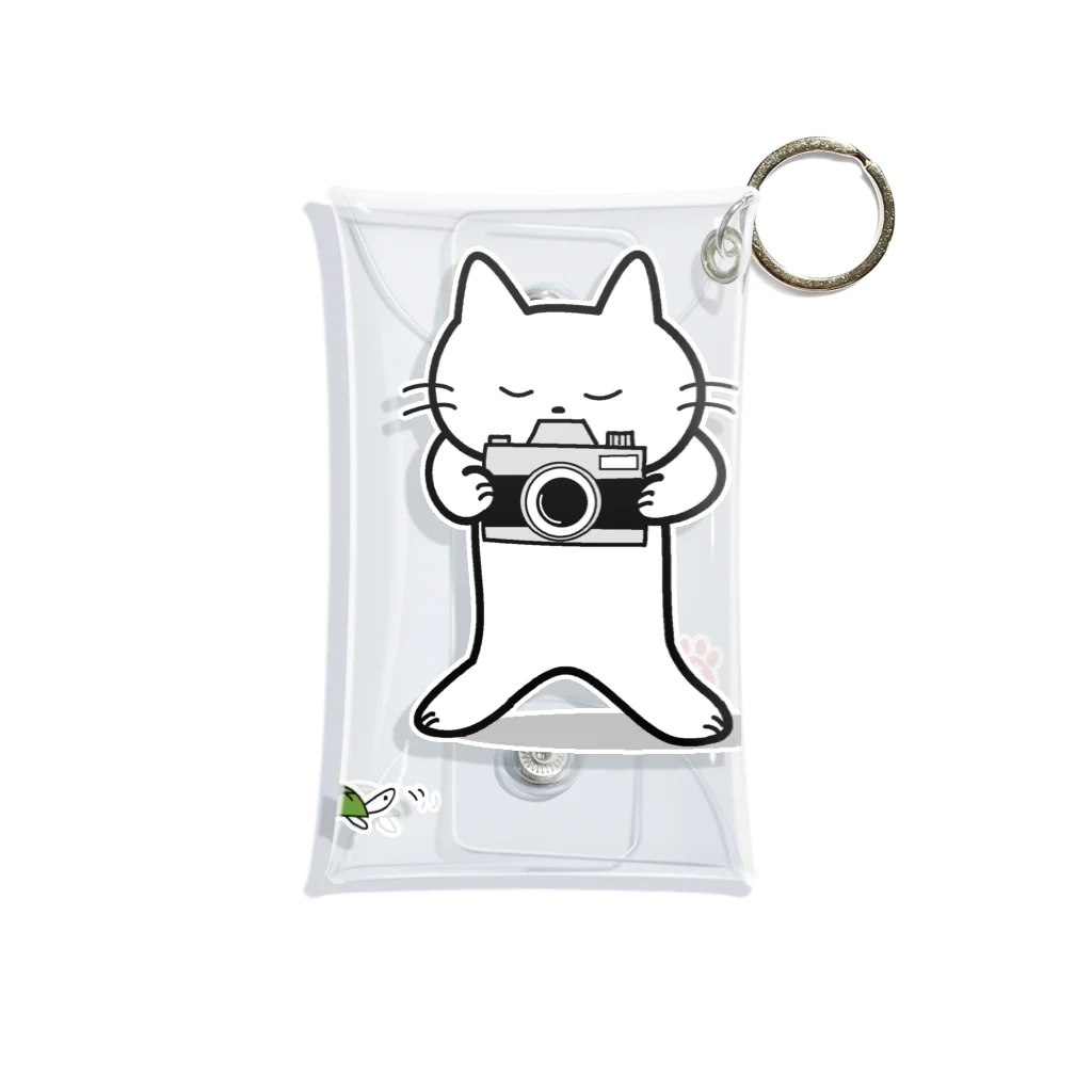 satoharuのカメラで亀を撮る猫山さん Mini Clear Multipurpose Case