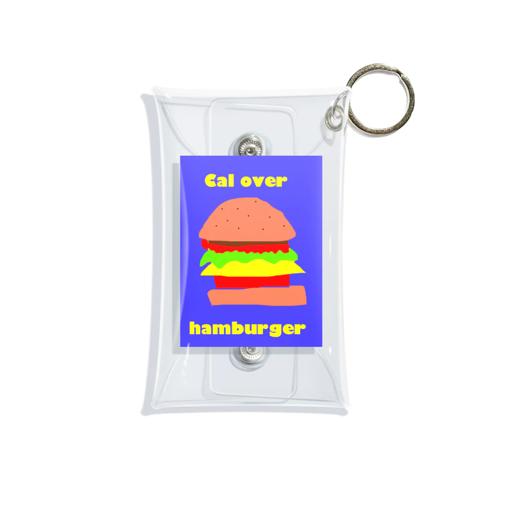  mouth monsterのCal over hamburger Mini Clear Multipurpose Case