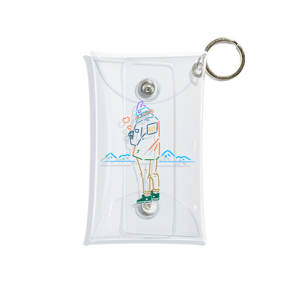 KEITA MIZUTANIのwinter Mini Clear Multipurpose Case