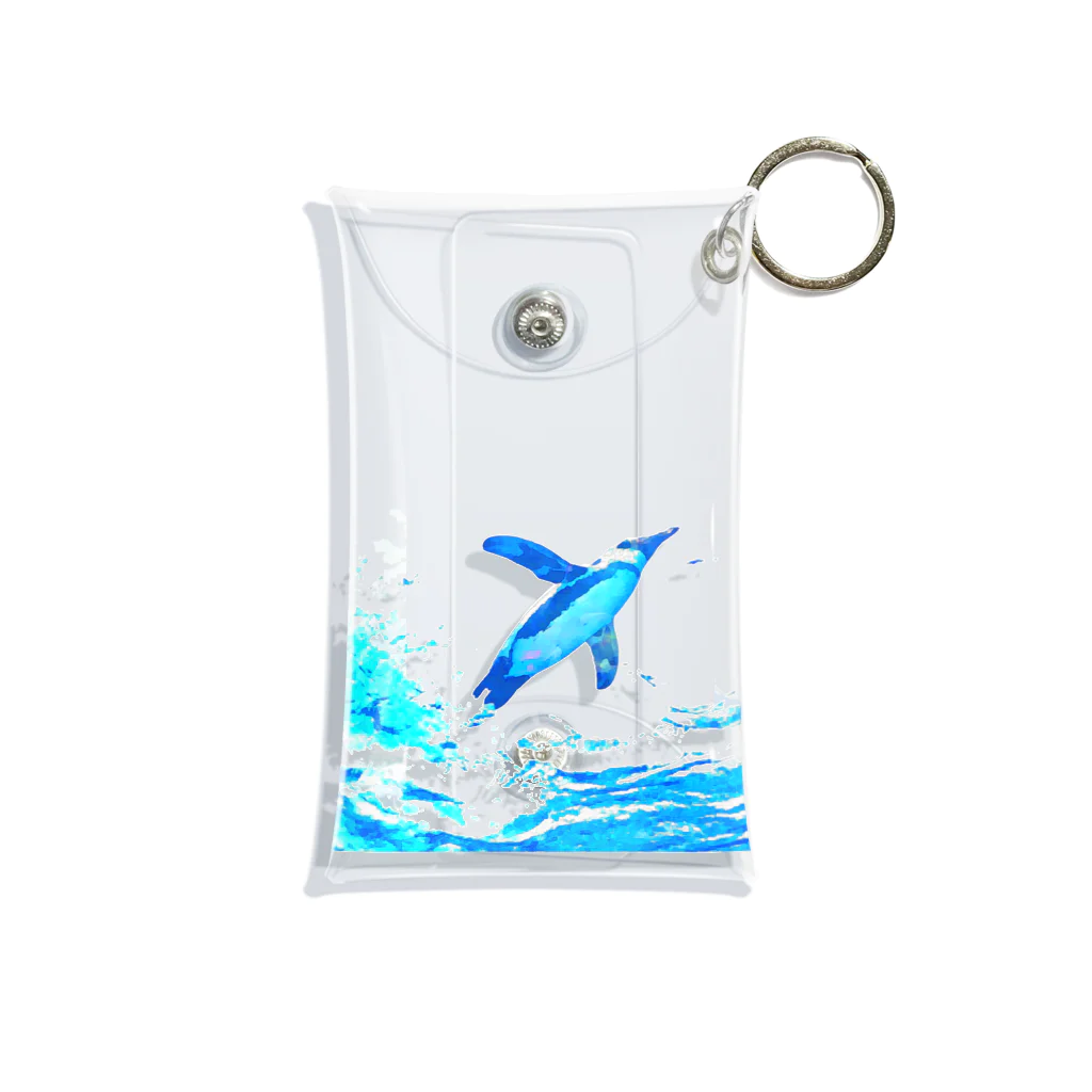 horizon_714のペンギンだって空を飛ぶ Mini Clear Multipurpose Case