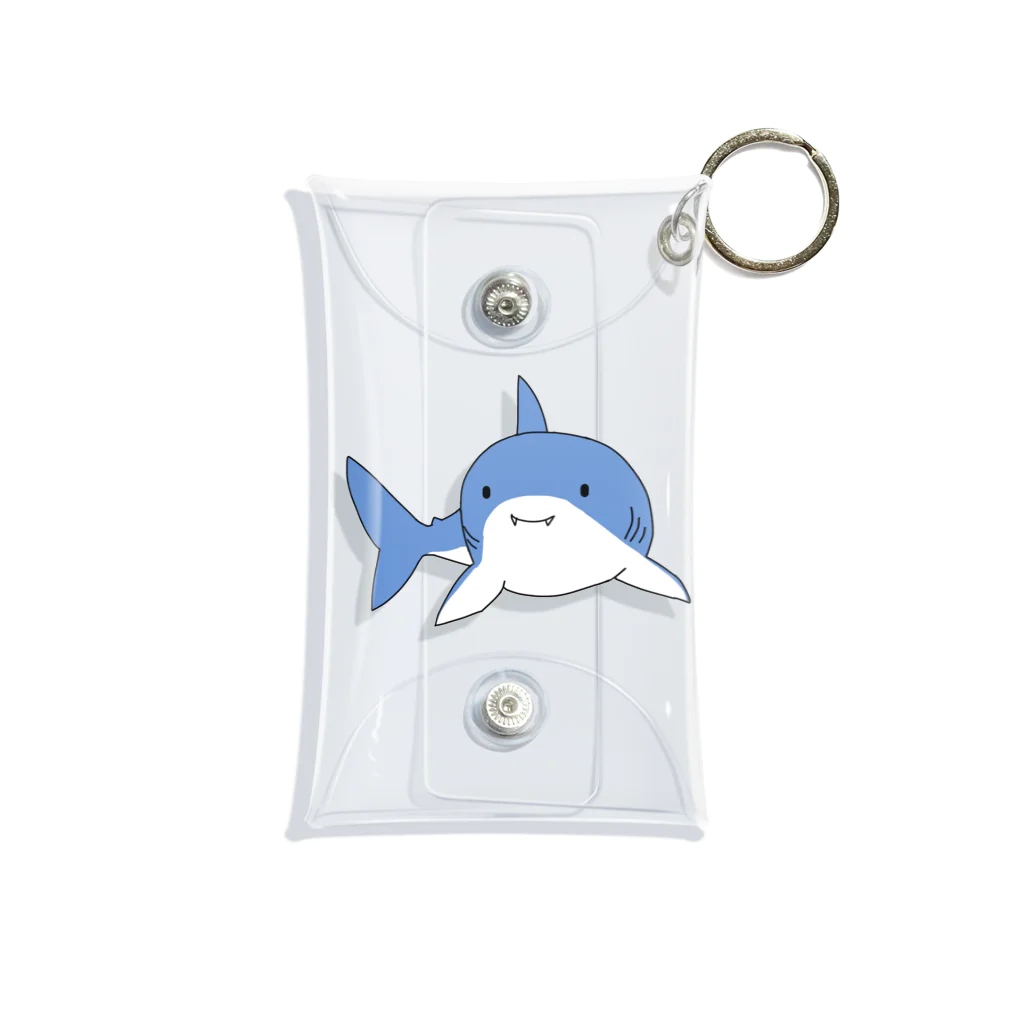 kokoro fukafukaのサメのフカたろ〜 Mini Clear Multipurpose Case