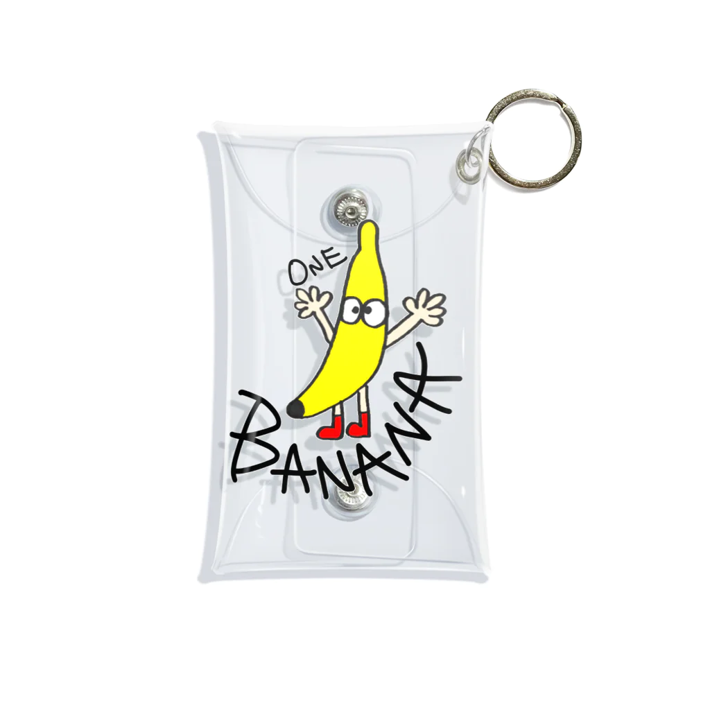 ONEのBanana goods ミニクリアマルチケース