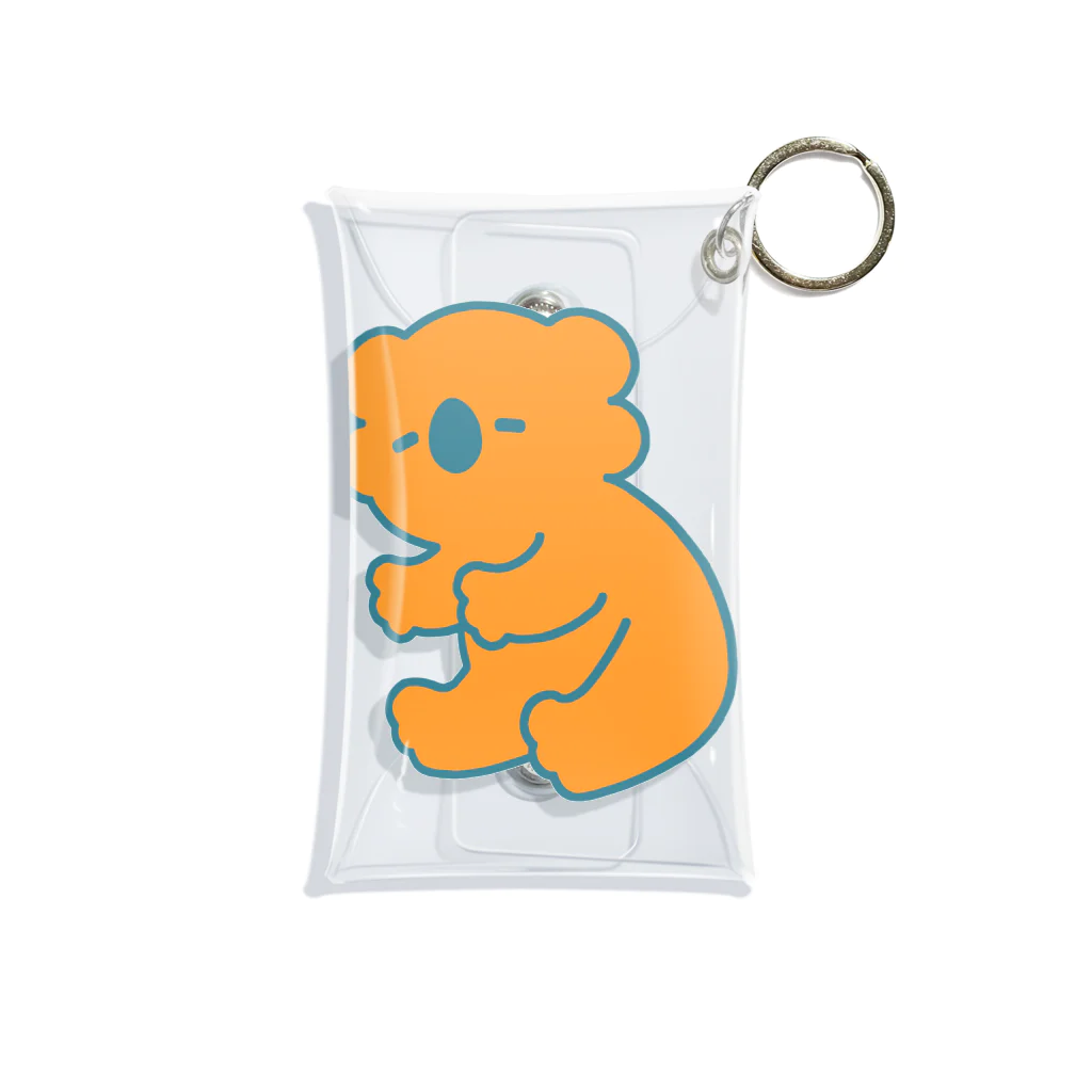 toca@こあらのスタンプ販売中！のおれんじこあら Mini Clear Multipurpose Case