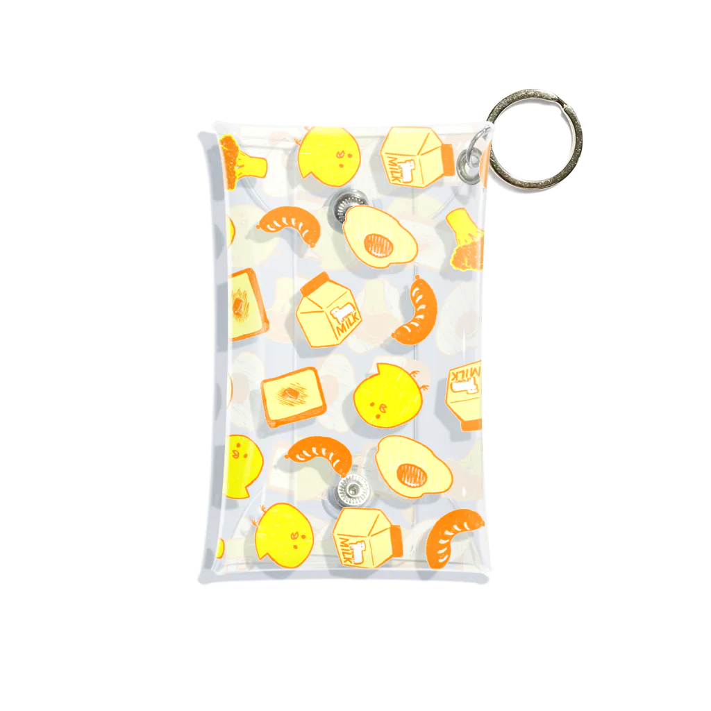 てばさきのbreakfast Mini Clear Multipurpose Case