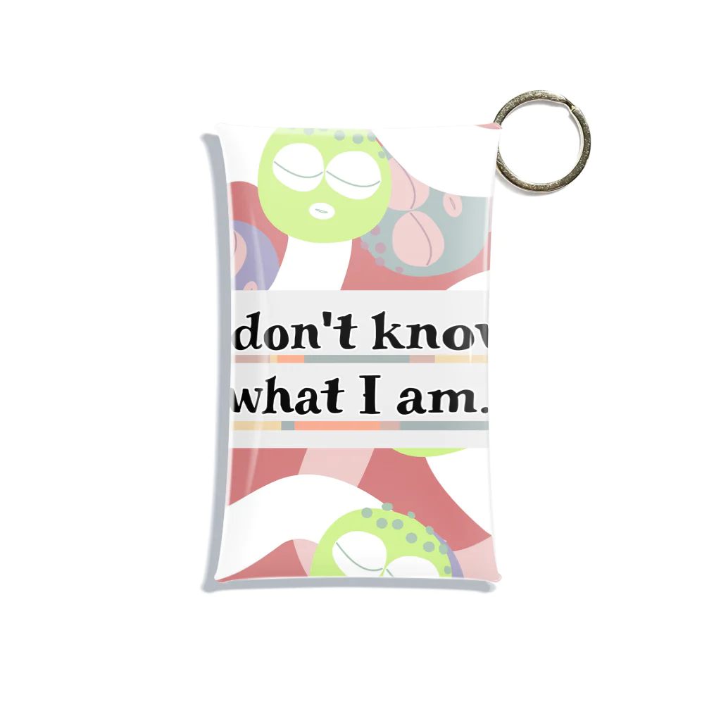 両手にパン🍞のI don't know what I am（ver.2） Mini Clear Multipurpose Case