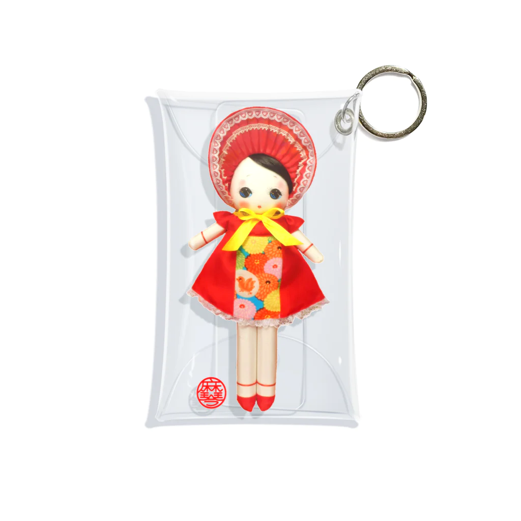 麻琴 (Makoto)の文化人形 宙ちゃん ミニクリアマルチケース