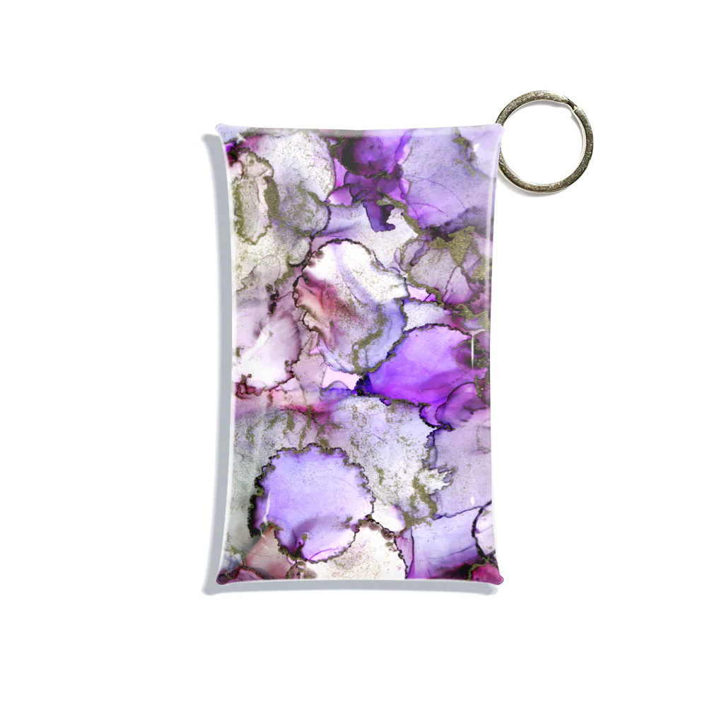 始季彩＠suzuriのVioletDream Mini Clear Multipurpose Case