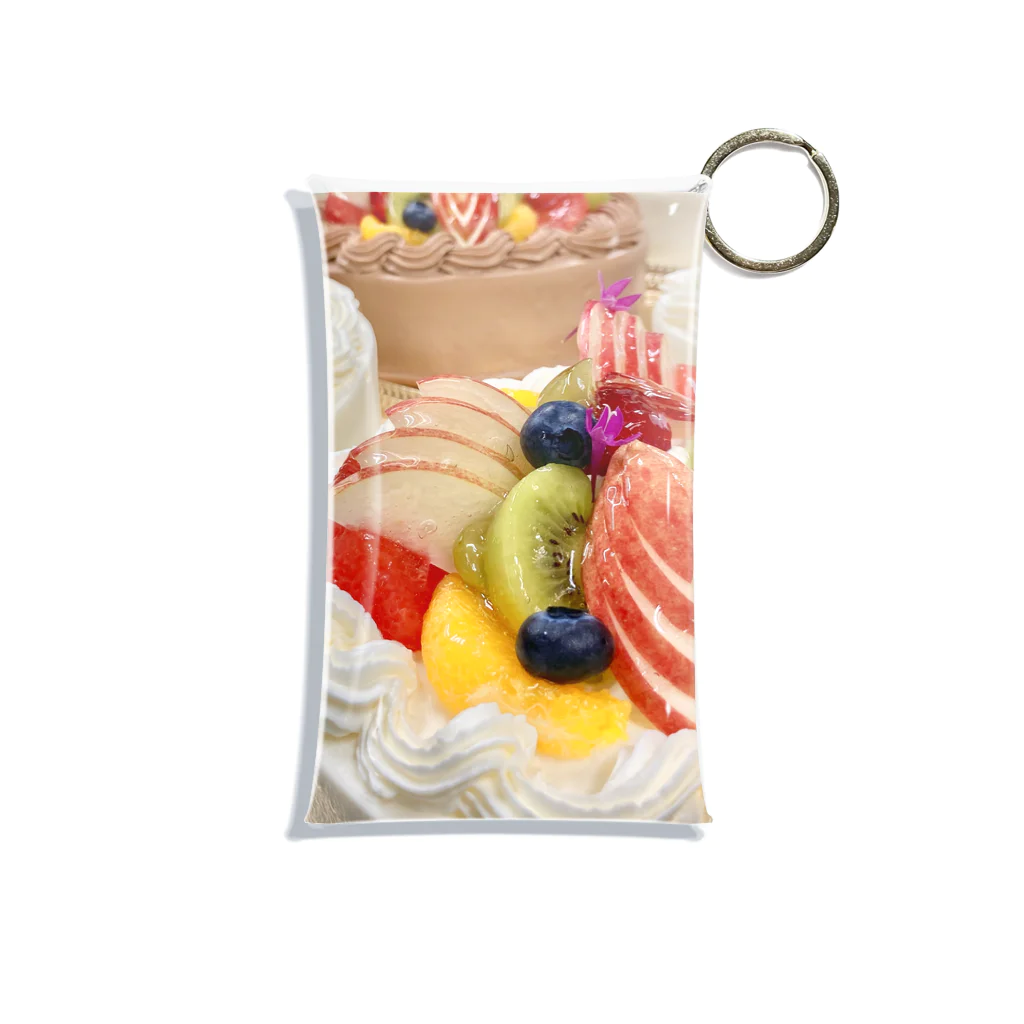 こぱのフルーツのケーキ Mini Clear Multipurpose Case