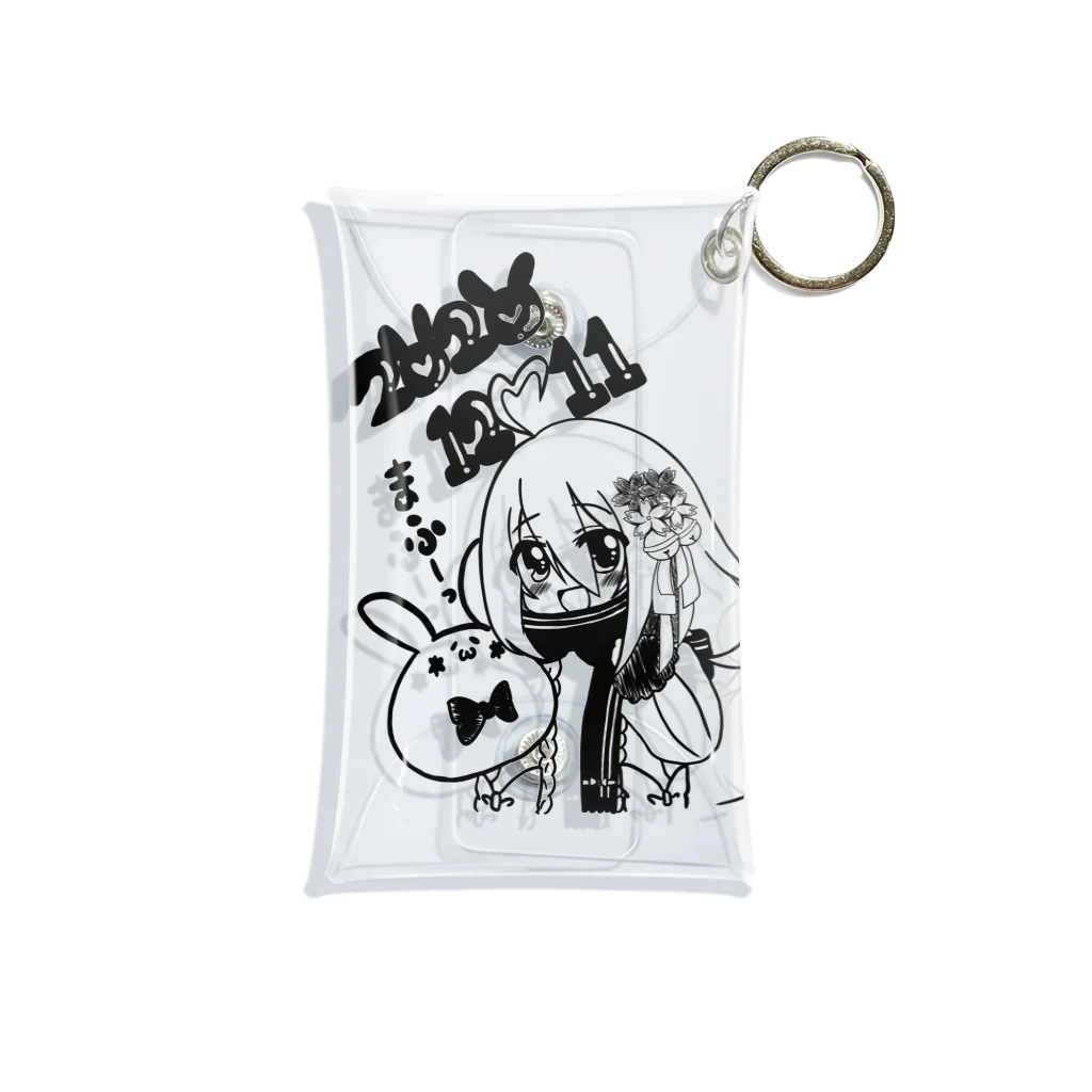 Mechu 公式の【桜乃ましろバースデー記念】桜乃ましろ直筆イラストグッズ！ Mini Clear Multipurpose Case