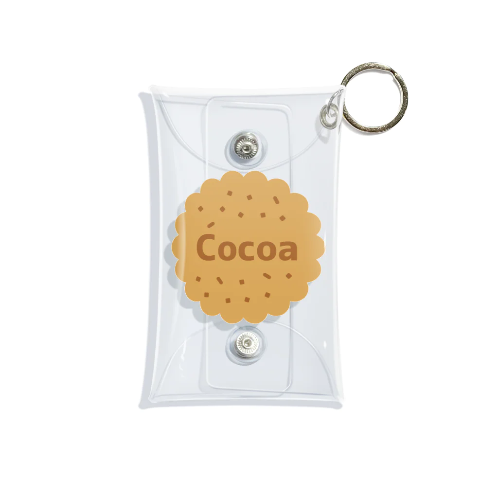 Own Your Life -SUZURI-のCocoa ミニクリアマルチケース（クッキー） Mini Clear Multipurpose Case