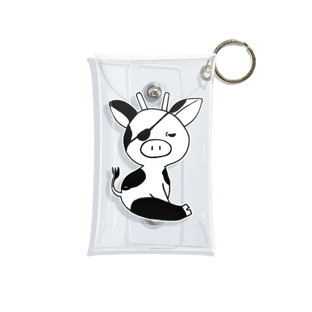 Suzuki Satomi の丑年くん Mini Clear Multipurpose Case