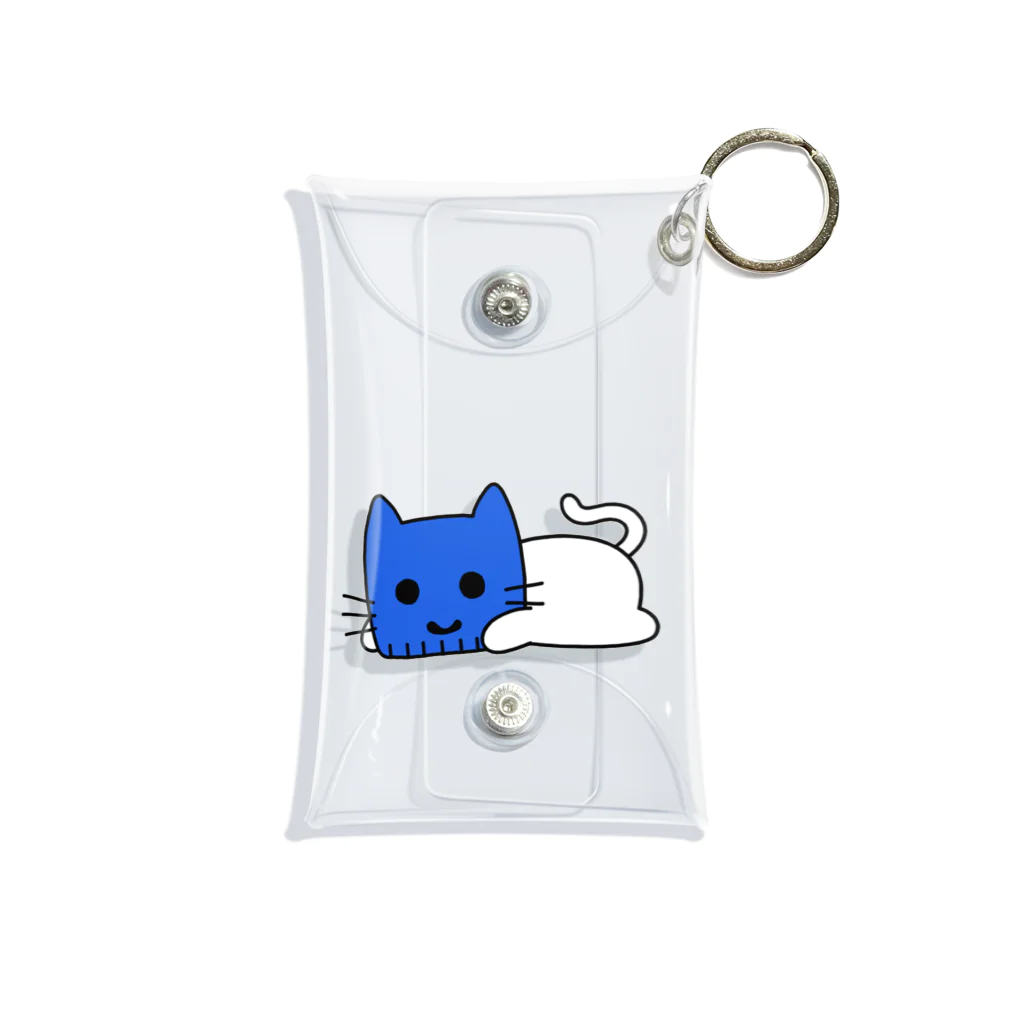 マスクにゃんニュースのふせマスクにゃん Mini Clear Multipurpose Case