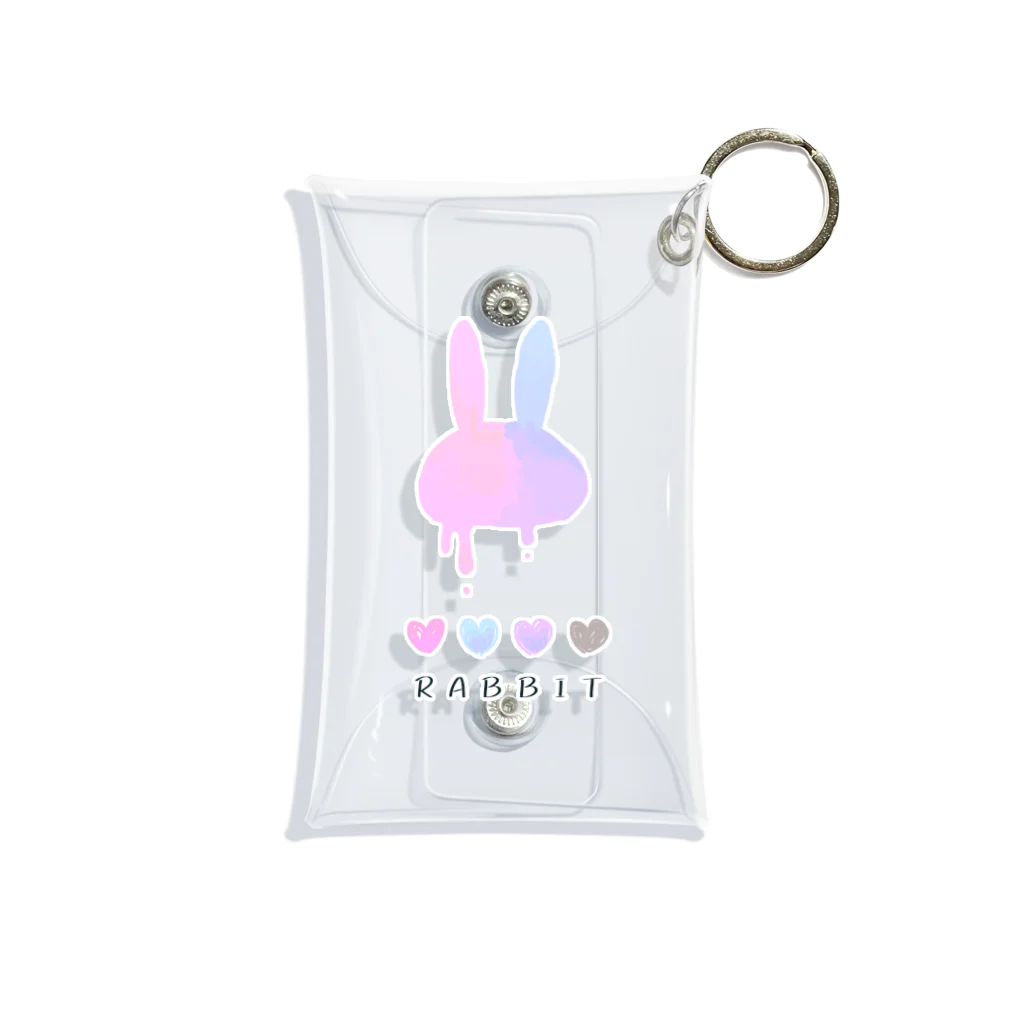 RABBIT のうさぎ Mini Clear Multipurpose Case