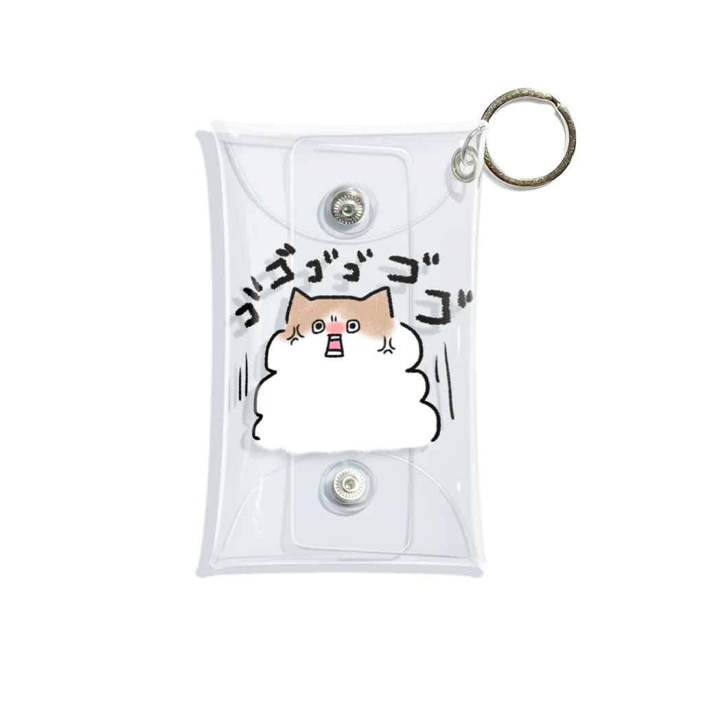 もふもふにゃんずのお怒り猫レイくん Mini Clear Multipurpose Case