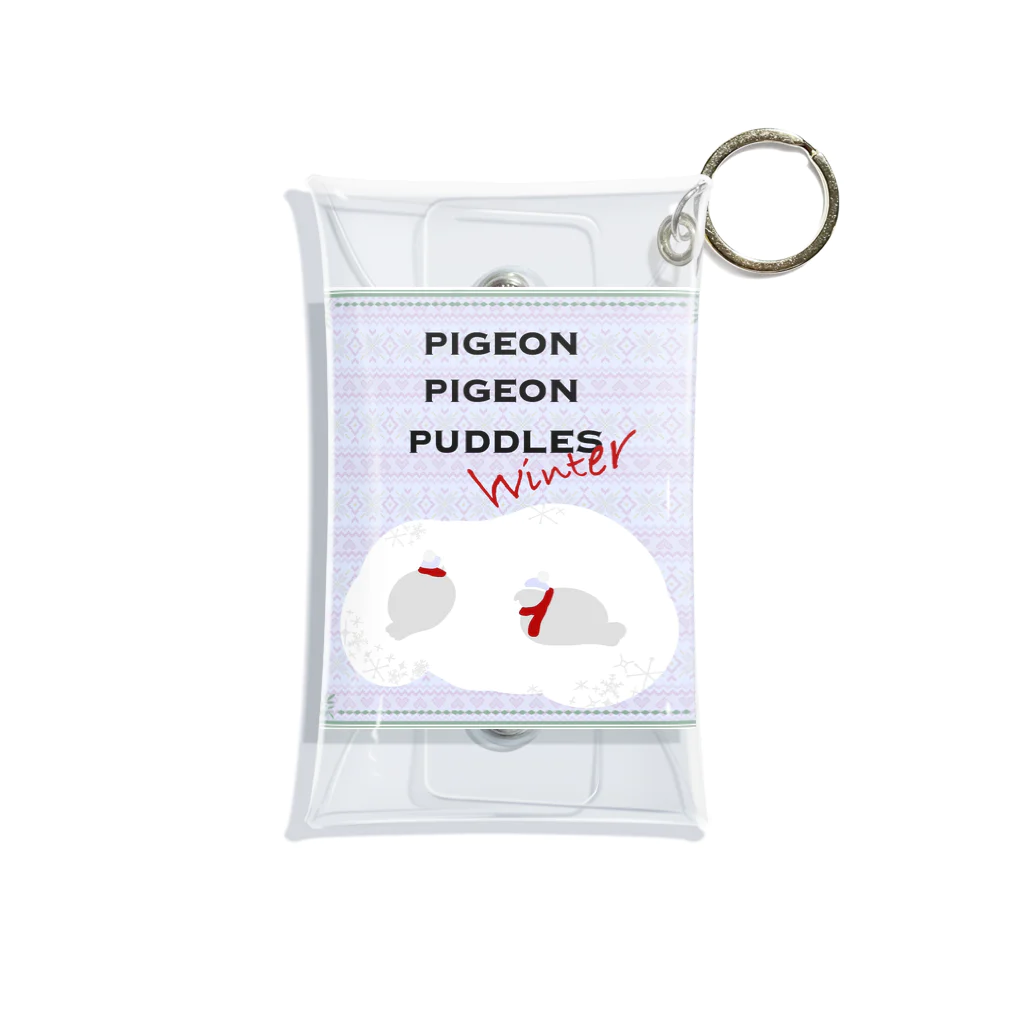 PIGEON PIGEON PUDDLESのP.P.P.Winter Mini Clear Multipurpose Case