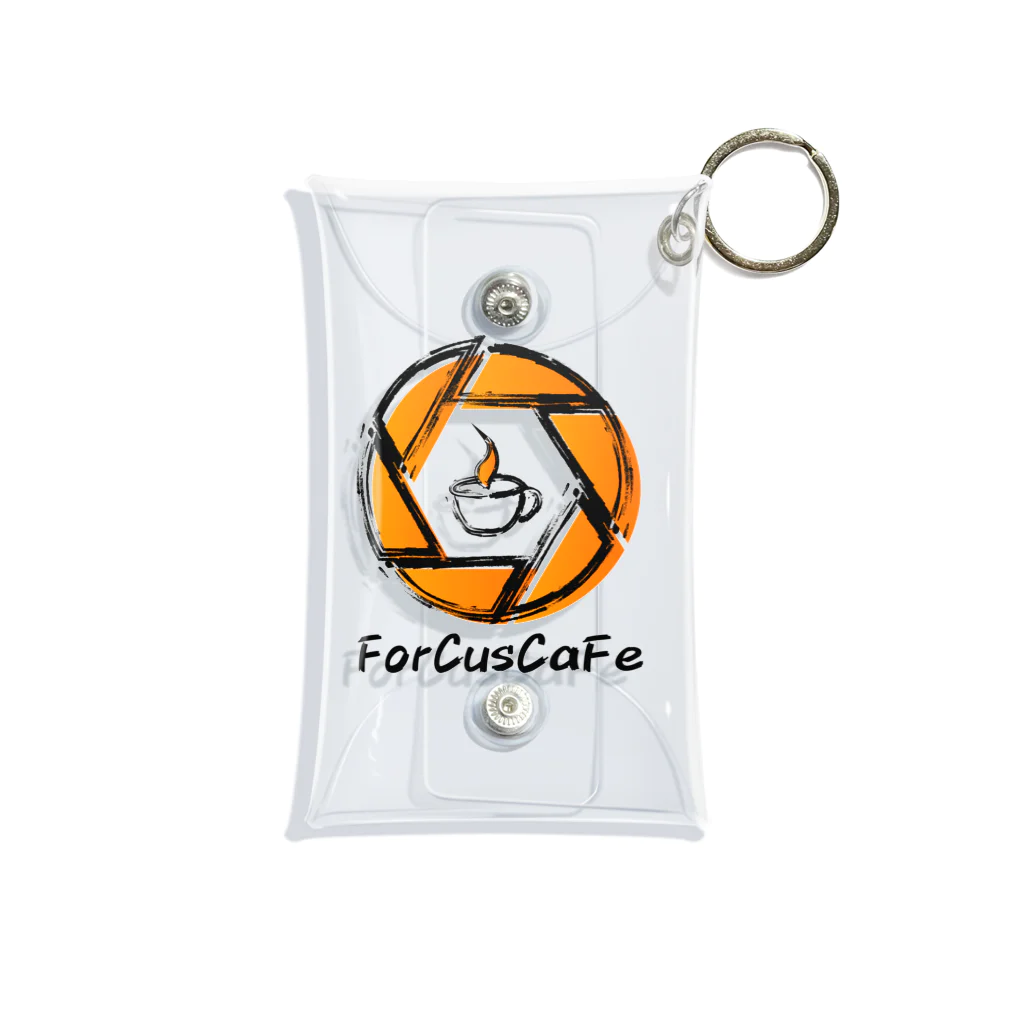 ForCusCaFeのForCusCaFeロゴ Mini Clear Multipurpose Case