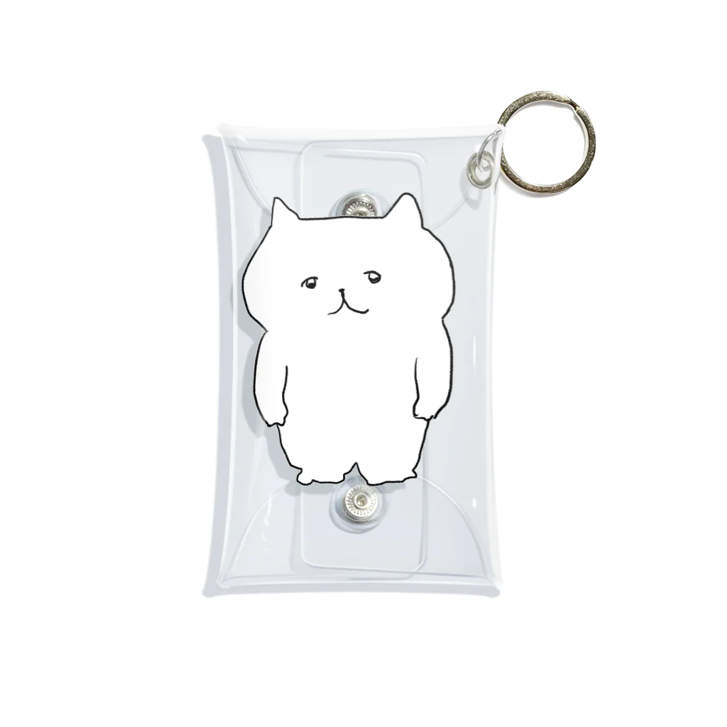 たこ焼き屋の何か言いたげな猫 Mini Clear Multipurpose Case