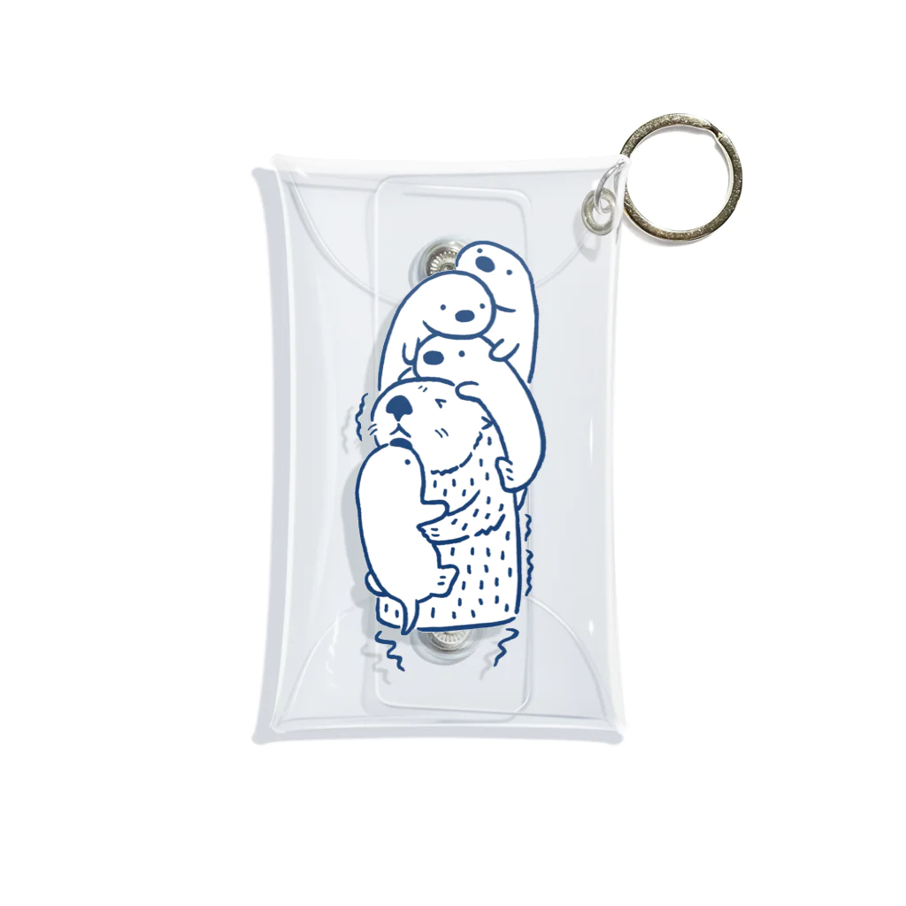 ラッッッコ屋のラッッッコ「遊んで」 Mini Clear Multipurpose Case