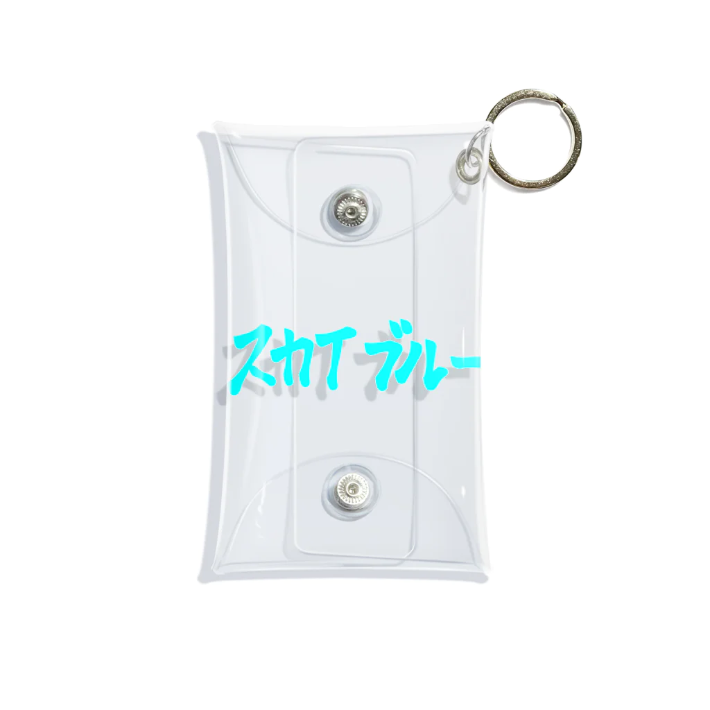 mizoremanのスカイブルー Mini Clear Multipurpose Case