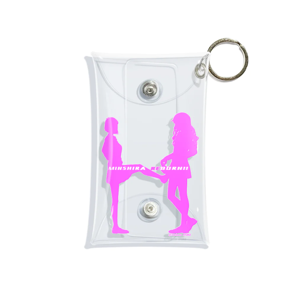 みんなHENTAIのみんしら　HENTAIピンク Mini Clear Multipurpose Case