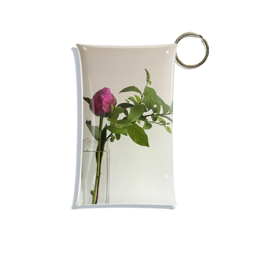 Shuwa Flowers Designのflowers⑤ Mini Clear Multipurpose Case