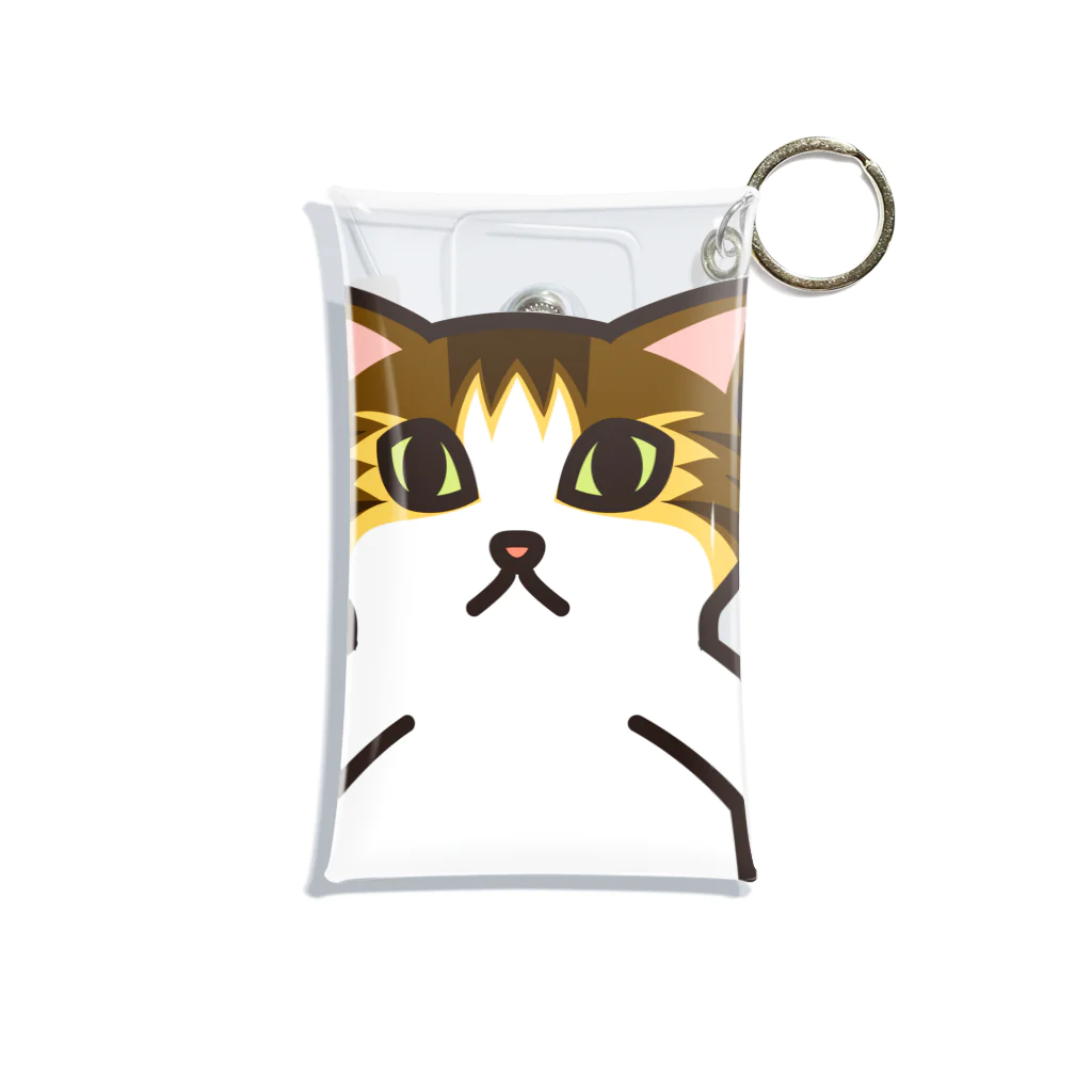 ねこのごまおはぎのねこのごまおはぎ Mini Clear Multipurpose Case