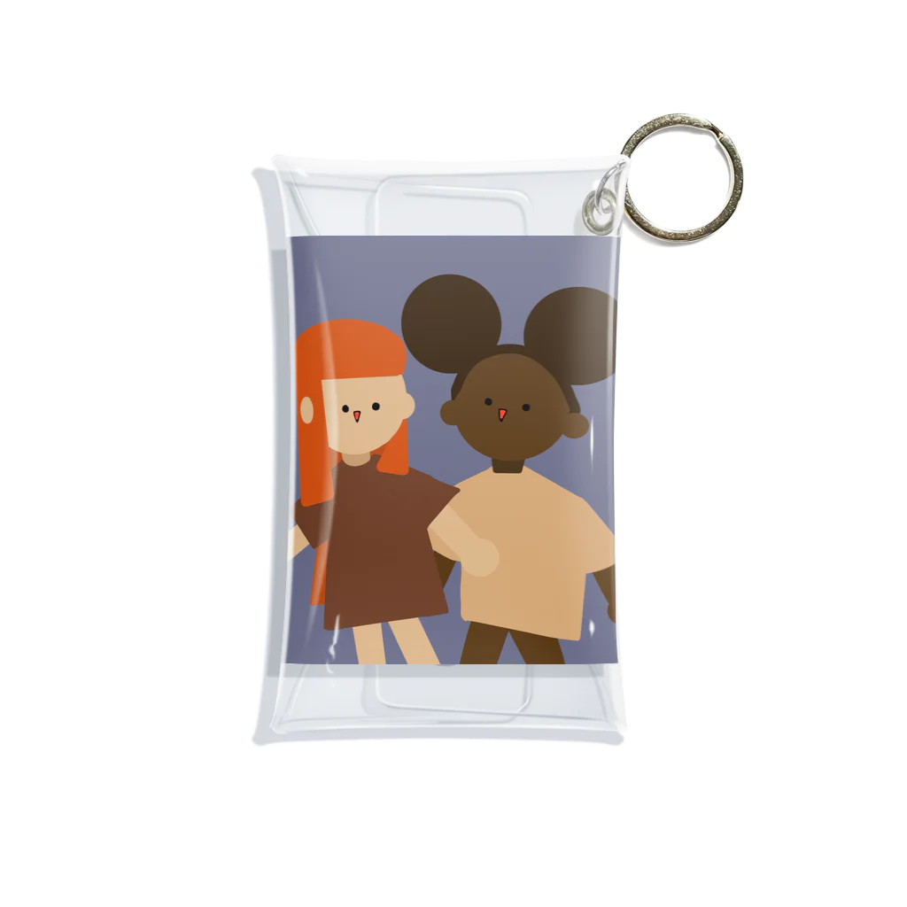 ごぼうラビットのSkin colors don't matter  Mini Clear Multipurpose Case