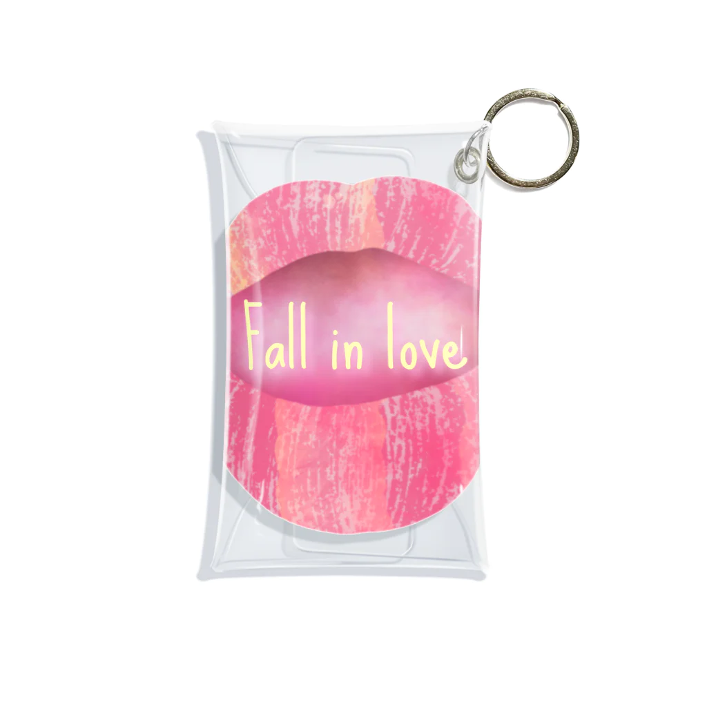 ぽんぽこあんぽんたんのLips💋 foll in love Mini Clear Multipurpose Case