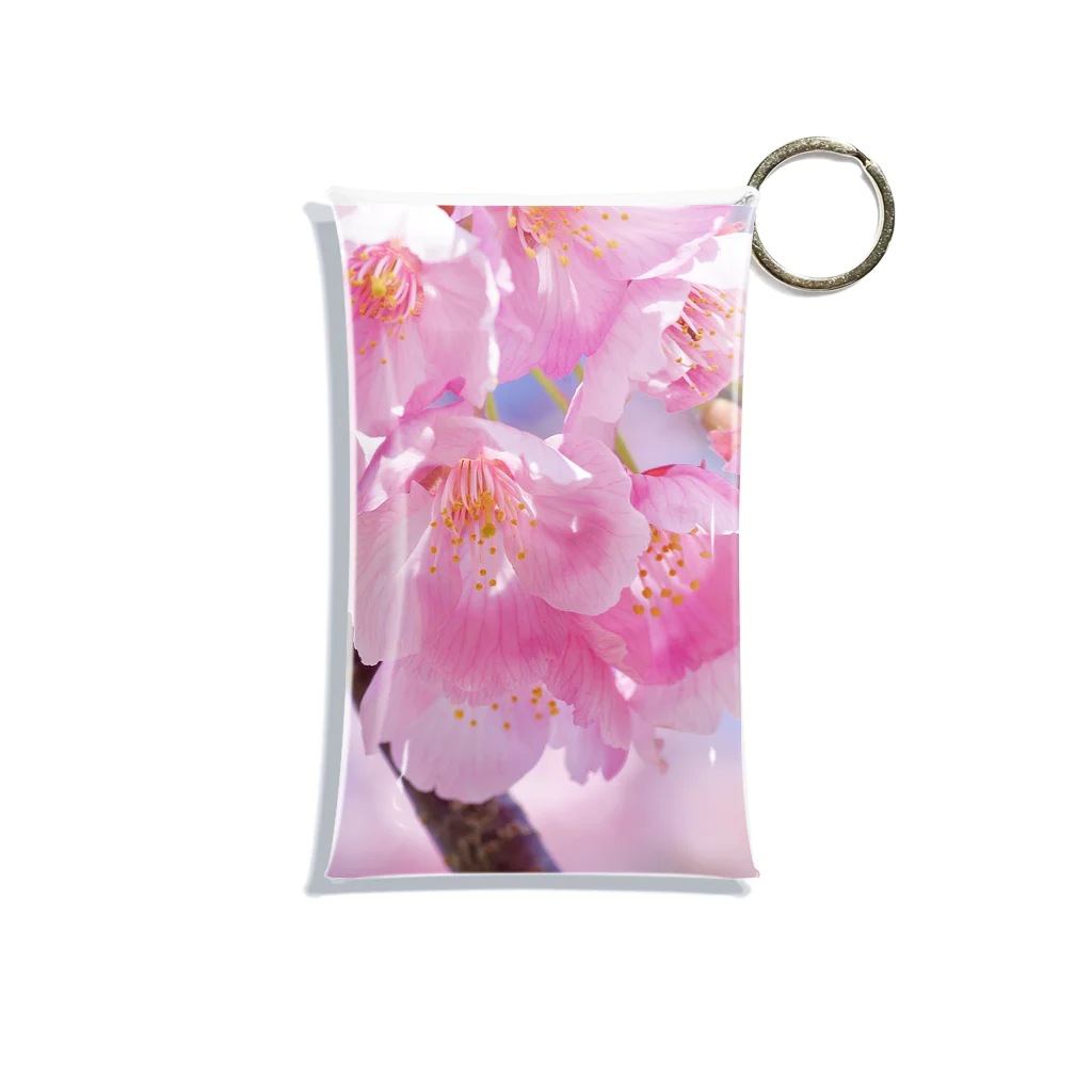 kichikinの八重桜 Mini Clear Multipurpose Case